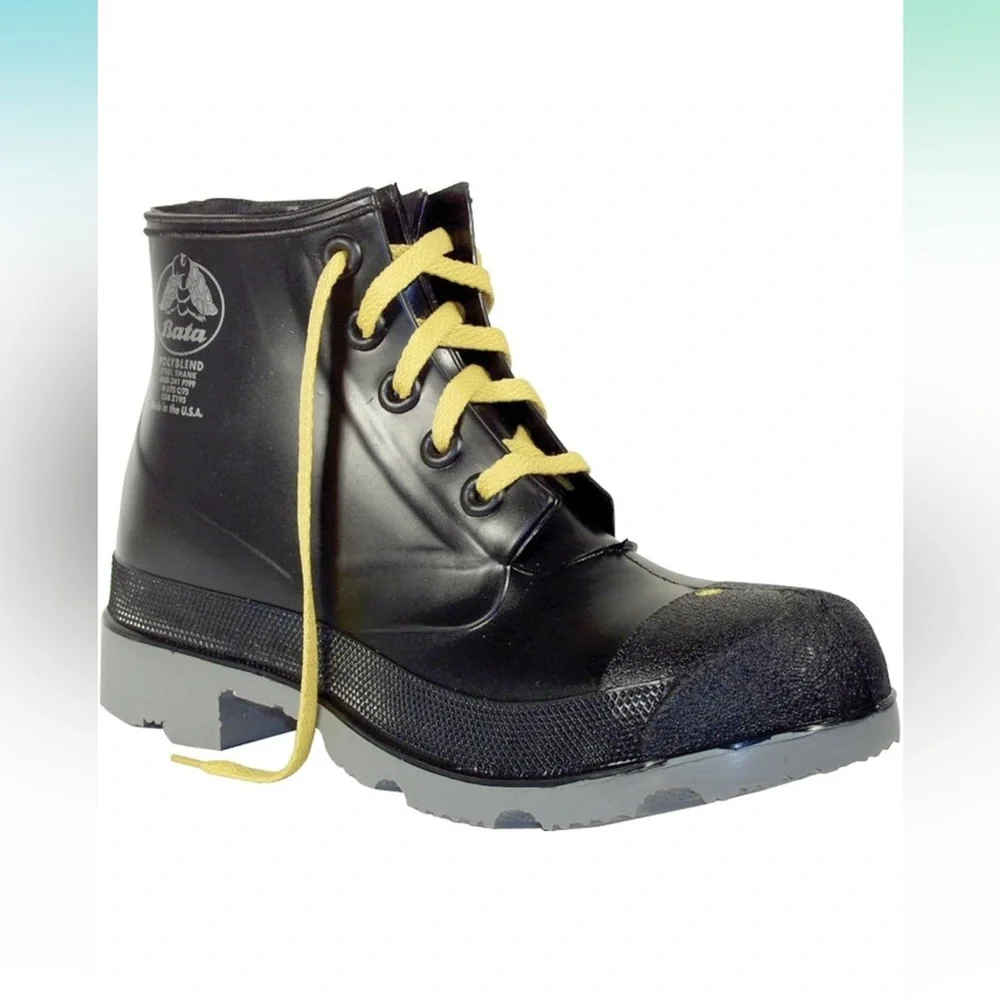Bata Standard Rubber Steel Shank Rain Work Boots Men’s Size 12 USA Made
